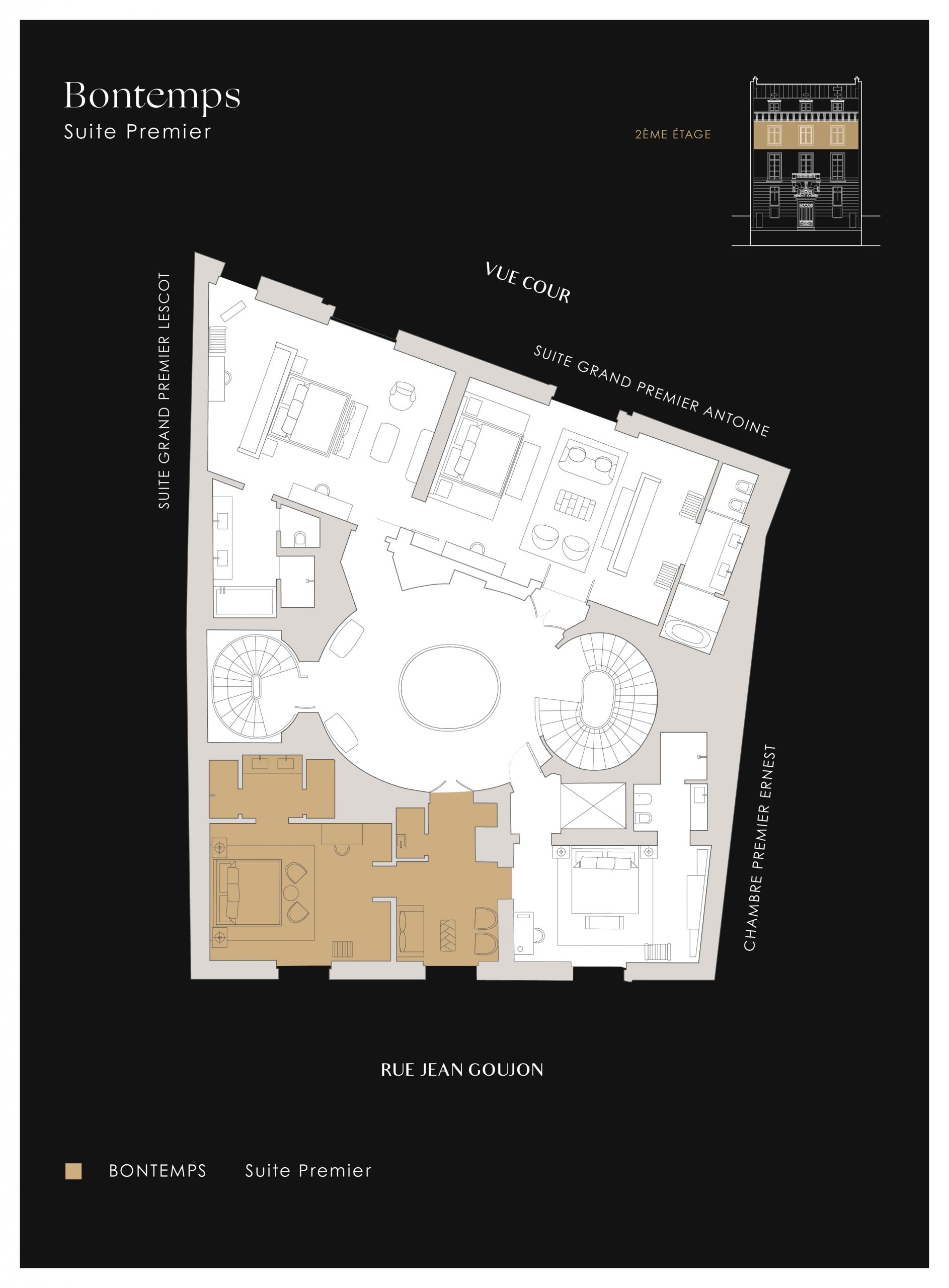 Plan of apartment BONTEMPS