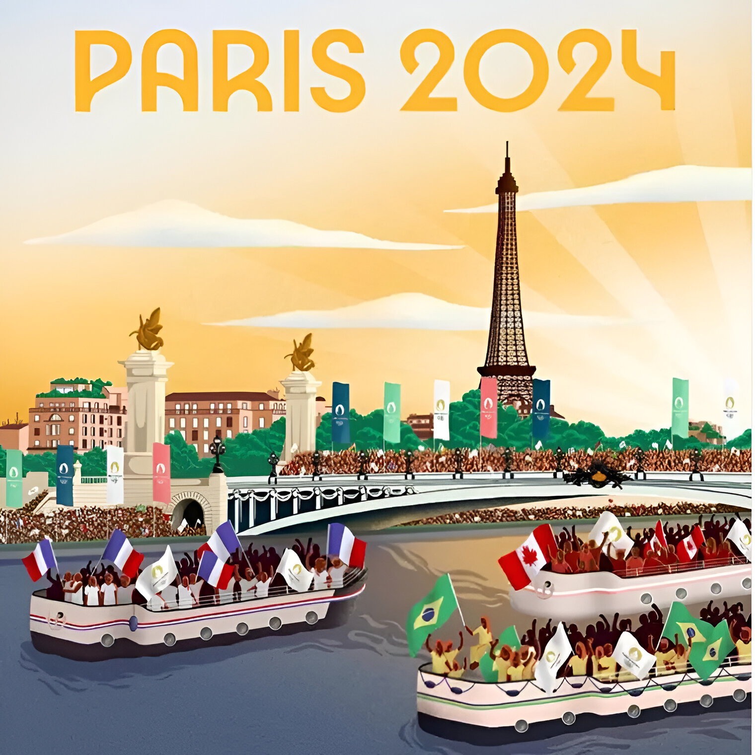 En piste pour les Jeux Olympiques Paris 2024